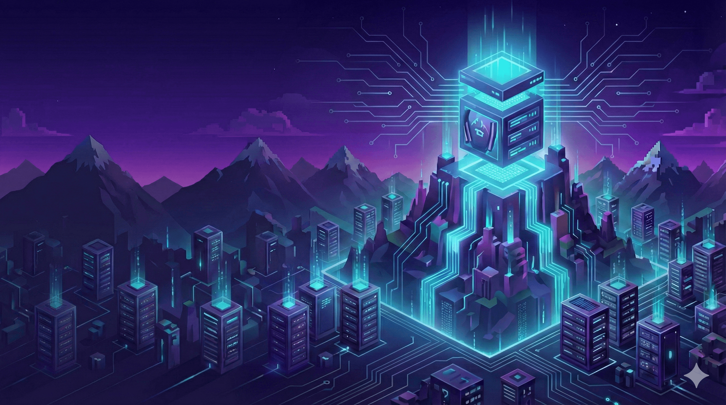 Minecraft server hosting background